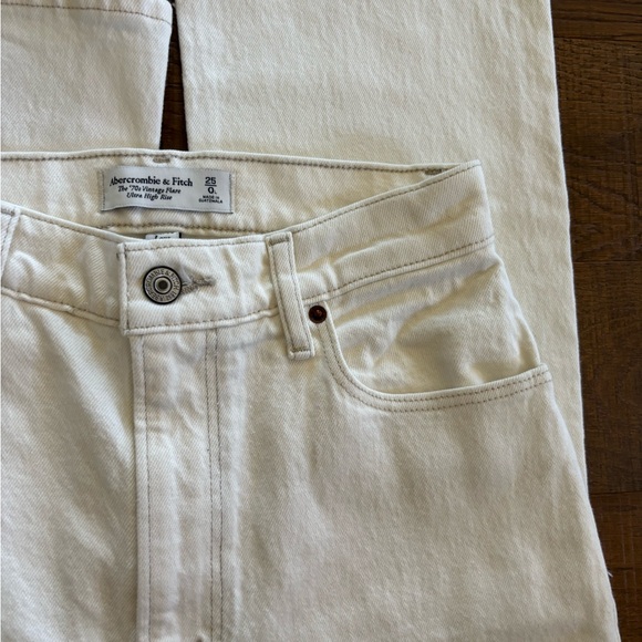 white curve love 70s vintage flare pants - Picture 7 of 8